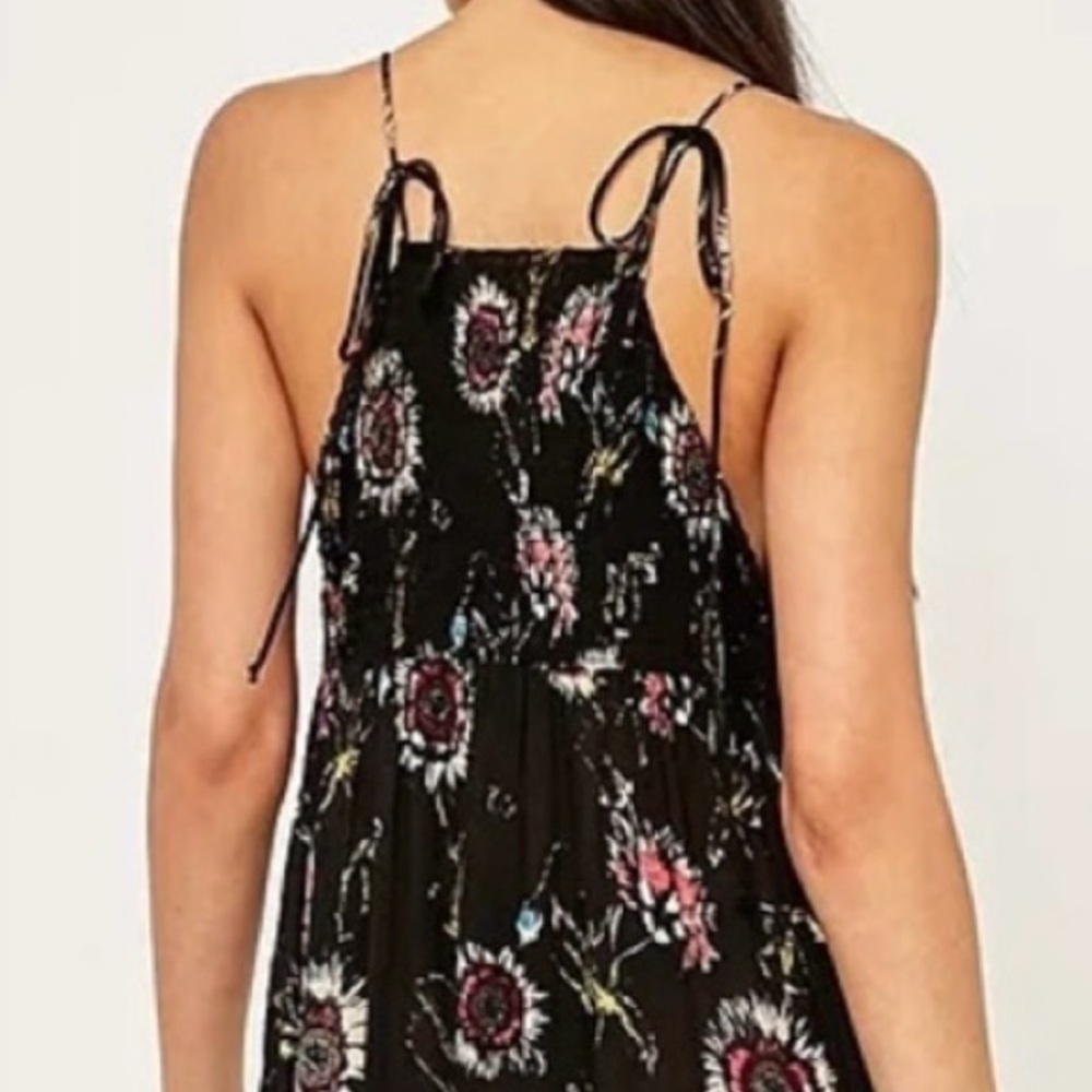 Intimately Free People Garden Party Black Floral Maxi Dress, Sleeveless, Small - Picture 15 of 15